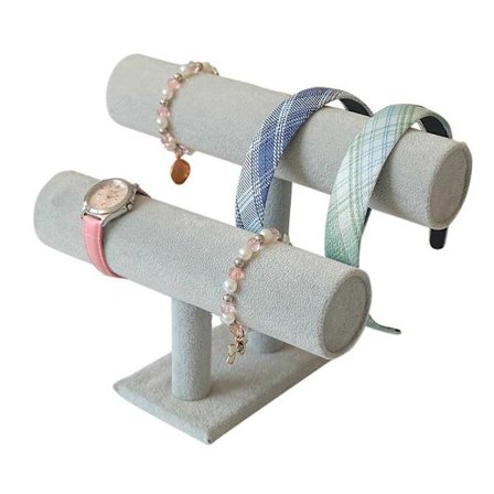 Armbandsställ i sammet, armbandsställ, smyckesförvaringssystem i sammet