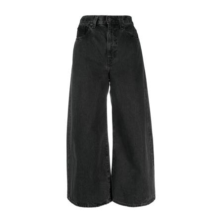Levi's, Flared Jeans Zwart, Dames, Maat:W29