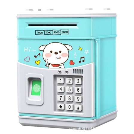 Elektronisk Pengegris til Børn med Kode - Møntboks og Pengeboks Julegave til Børn