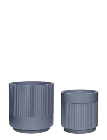 Hübsch | Ripple Pots | ONE SIZE