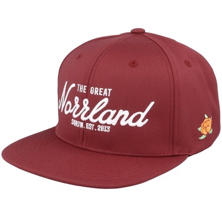 SQRTN - Rood snapback Cap - Great Norrland Maroon Snapback @ Hatstore