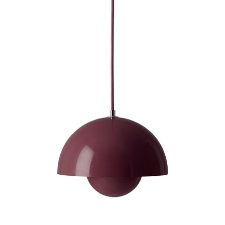 &Tradition Flowerpot VP1 pendel 23 cm, dark plum' - 'Andtradition | Inredning > Lampor > Taklampor > Pendellampor | Bagaren och Kocken
