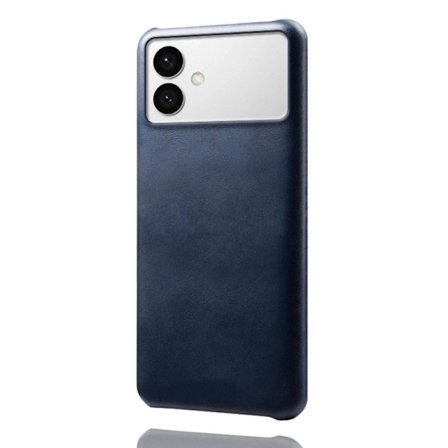 Mobilskal till Samsung Galaxy S26 Edge PU Läder Hård PC Skydd - Blå