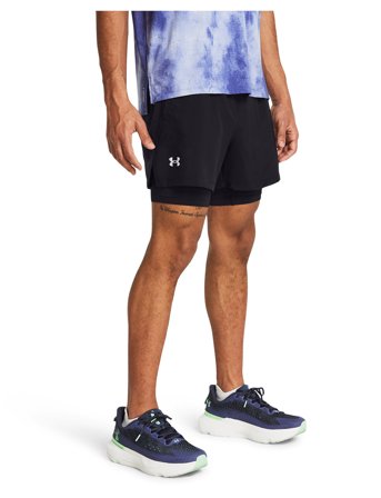 Under Armour Ua Launch 5'' 2-In-1 Shorts - Black - S