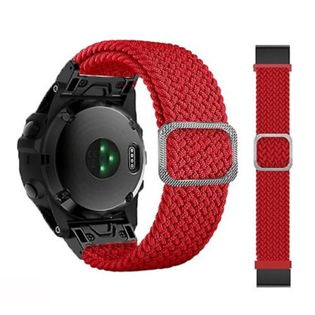 För Garmin Fenix ​​7x justerbart nylon flätat watch