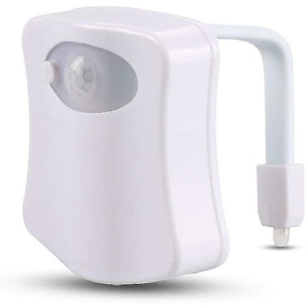 Toalett nattlampa med rörelseaktivering