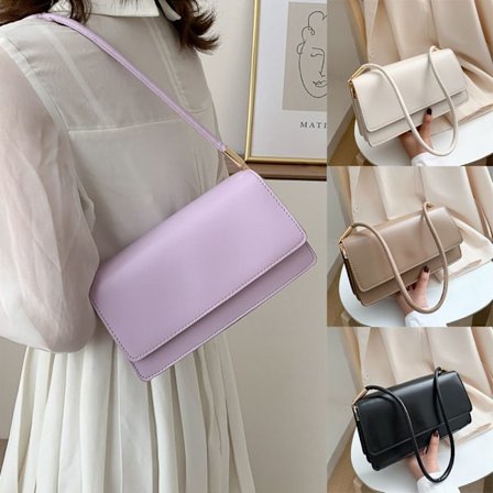 Muoti olkalaukku PU-nahkaa Simple PURPLE