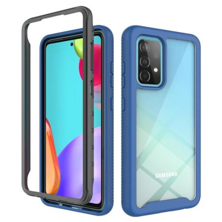 Skalo Samsung A52/a52s Shockproof Clear Hybrid Skal - Blå Blå