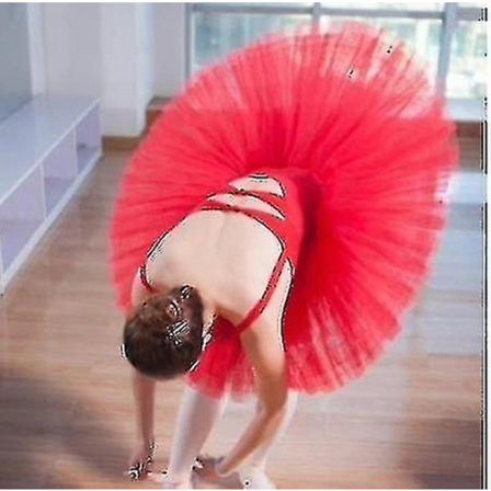 Professionel Platter Tutu Sort Hvid Rød Ballet Dance Kostume til Kvinder Tutu Ballet Voksen Ballet Da-WELLNGS