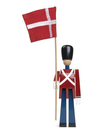 Kay Bojesen Fanebærer Small Rød/Blå/Hvid - Multi/patterned - ONE SIZE