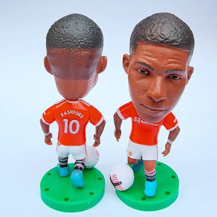 Fotballspiller-minifigurer Realistiske spark og nøyaktige detaljer