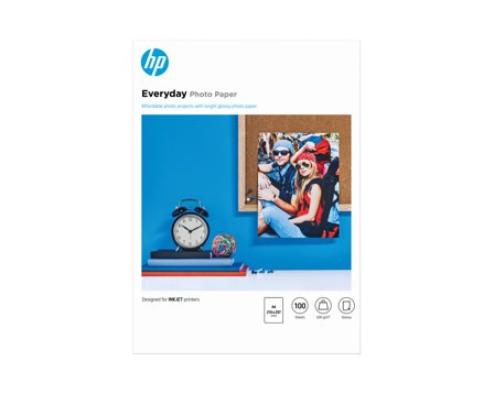 HP Everyday Photo Paper - fotopapir - blank - 100 ark - A4 - 200 g/m²
