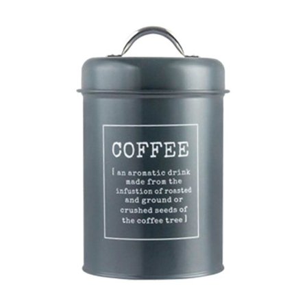 Kaffedåse Godisdåse Chokoladedåse Tør Mad Lufttæt Låg 1,2l Snacks Slikorganisator Køkkenbeholder Til Skab Hylde Grå Gray
