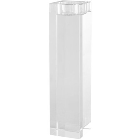 Nordisk krystall lysestake ferie bryllup midtpunkter glass ornamenter lys hjem dekor geometrisk midtpunkt geometrisk voksbrenner-5 X 5 X 20 C