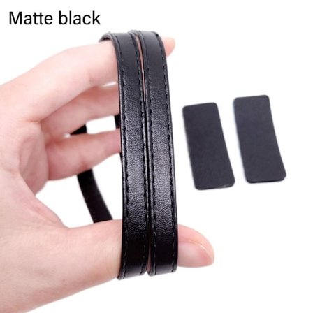 Anti-Løs Sko Bælte Fast Sko Rem MAT SORT MAT SORT