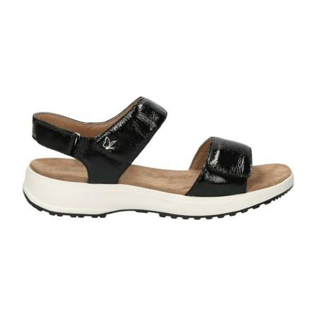 Caprice, Flat Sandals Czarny, Kobieta, Rozmiar: 38 EU