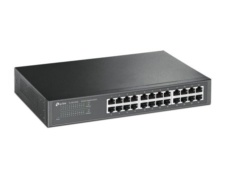 TP-Link TL-SG1024D - Switch - 24 x 10/100/1000 - stasjonær, rackmonterbar