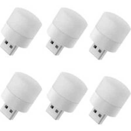 Mini USB-natlampe, kompakt LED-lampe, bærbar belysning, Ambien