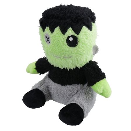 Hundvalp Liten Halloween Present Plysch Komfort Pipig Frankenstein Leksak[D]