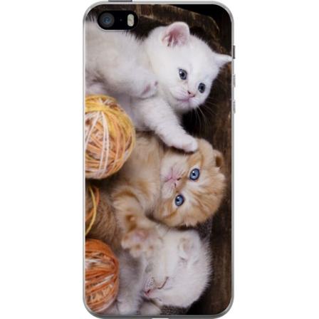 Apple iPhone SE (2016) Gjennomsiktig deksel Katter
