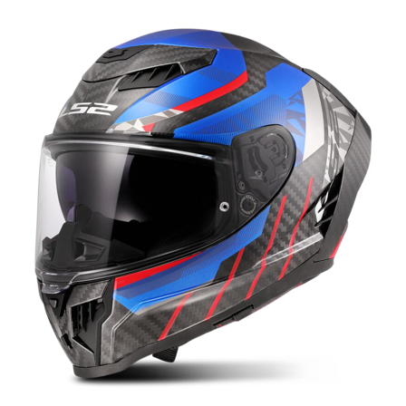 Casco Integrale LS2 FF807 Dragon Blu/Rosso S