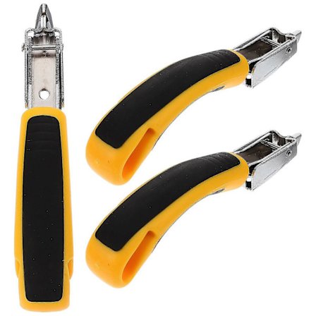 3 stk. kraftig hæfteklamme fjerner hæfteklamme aftrækker løfter hæfteløfter nitte hæfteklamme aftrækker tæppe søm fjerner hæfteklamme fjernerværktøj