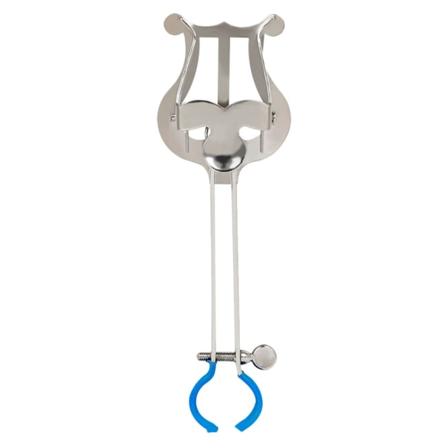 Trompetlyre Sølv Trompetlyre og Flip Folder Lett Trompet Marching Lyre Trompet Marching Musikkholder,
