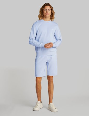 Calvin Klein Micro Logo Repreve Sweatshirt - Blue - XL
