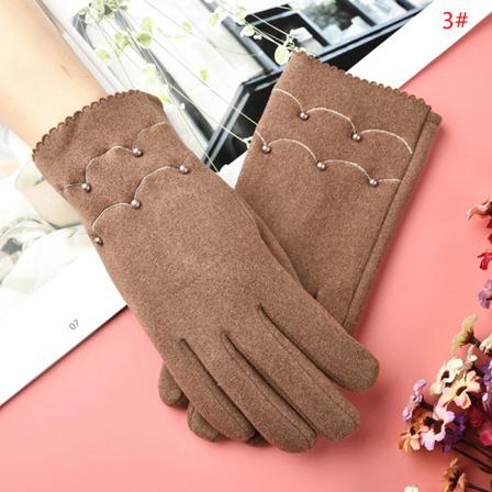 1par Winter Thermal Glove Touch Vattentät För Utomhusbruk
