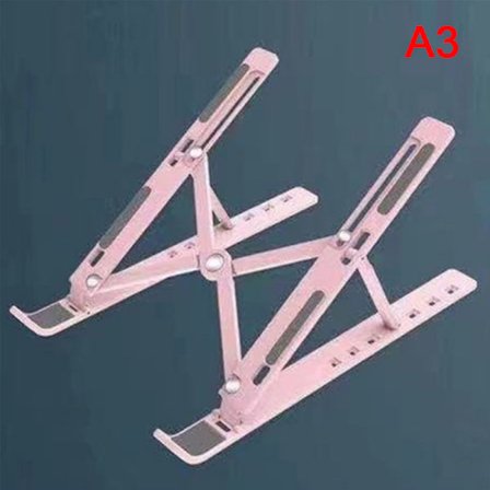 Laptop Stand Bærbar Holder Foldbar Plast til Notebook Bord