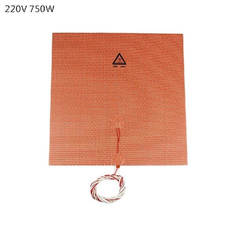 Silikone Varmeplade Varmelegeme 3D Printer Importeret Varm Seng Silikone Pad 220V 750W