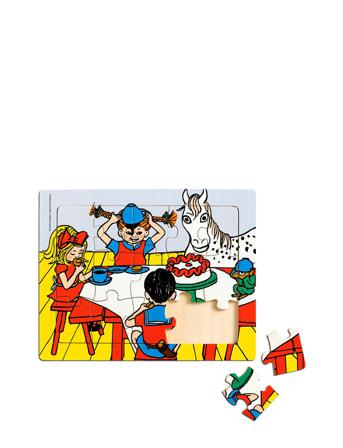 Pippi Rampussel, 15 Bitar Toys Puzzles And Games Puzzles Classic Puzzles Multi/mønstret Pippi Langstrømpe