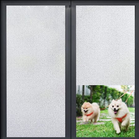 En rull med Pure Frosting statisk klamrende vindusfilm, dekorativ P