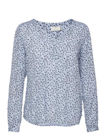 Kaberna Amber Blouse Ls Blue Kaffe