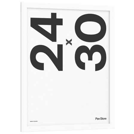 White Wooden Frame 24x30 cm