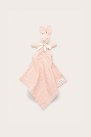 Newbie | Kocyk przytulanka króliczek | Jasnoróżowy