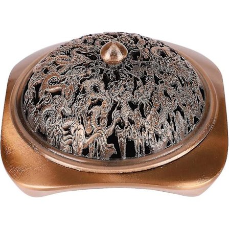Spiral Rökelsebrännare Censer Rökelsebrännare Koppar Rökelsebrännare Hållare Vintage Rökelsehållare