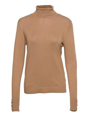 Vijeneve Button L/S Knit Top/Su Brown Vila
