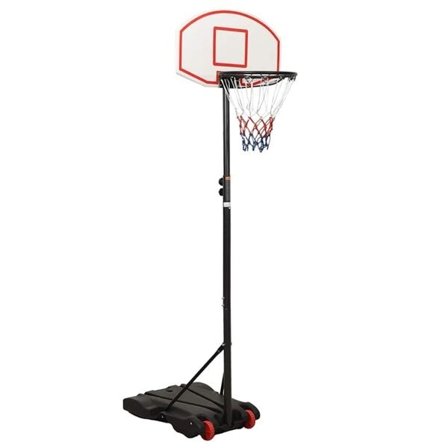 vidaXL Basketkorg med stativ vit 216-250 cm polyeten
