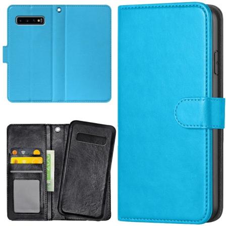 Samsung Galaxy S10 - Lommebok Deksel Lyseblå Light blue