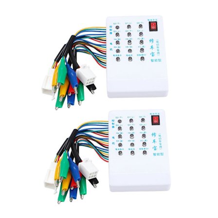 2X Børsteløs Motor Controller Tester 24V/36V/48V/60V/72V Elektrisk Bil E-Bike Scooter Hall Tester Te