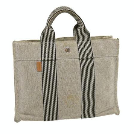 Hermès Vintage Pre-owned Tote Tas , Grijs , Dames , Maat: ONE Size Vintage Tassen