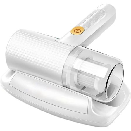 Madrassdammsugare UV-sanering, sängdammsugare handhållen, djup madrassrengöring, lakan, madrasser, soffor, plyschleksaker och annat (vit)