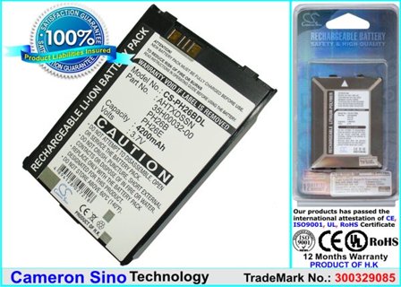 Batteri till SmartPhone, Mobil för O2 XDA III, XDA Iis