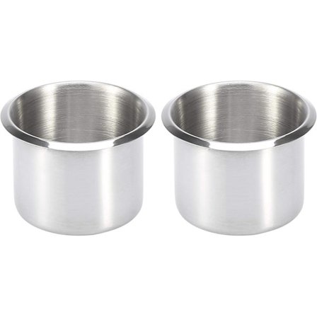 2 stk Universal Rustfritt Stål Koppholder Erstatning S