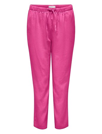 ONLY Carmakoma | Carcaro Mw Linen Bl Pull-Up Pant Tlr | 50/52