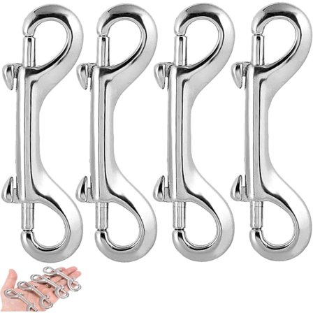 4-delad dubbel karbinhake, klätterkarbinhake, hundkoppelbil