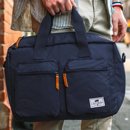 Lars Marineblaue Laptoptasche für Männer - Schultertaschen