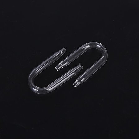 Slitesterk U-formet glassrør akvarium CO2-diffuser tilbakeslagsventil F