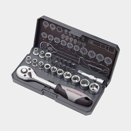 Toppnyckelset Basic-Line 26 Delar 1/4" 4 -13 mm